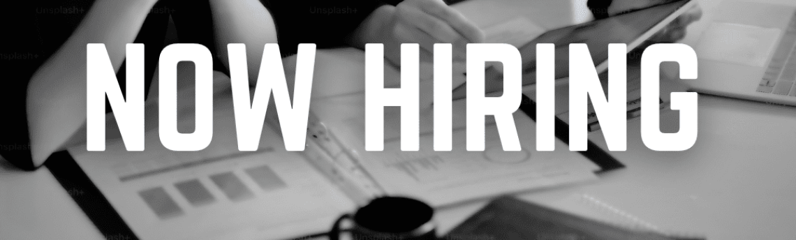 Now Hiring – Finance Manager